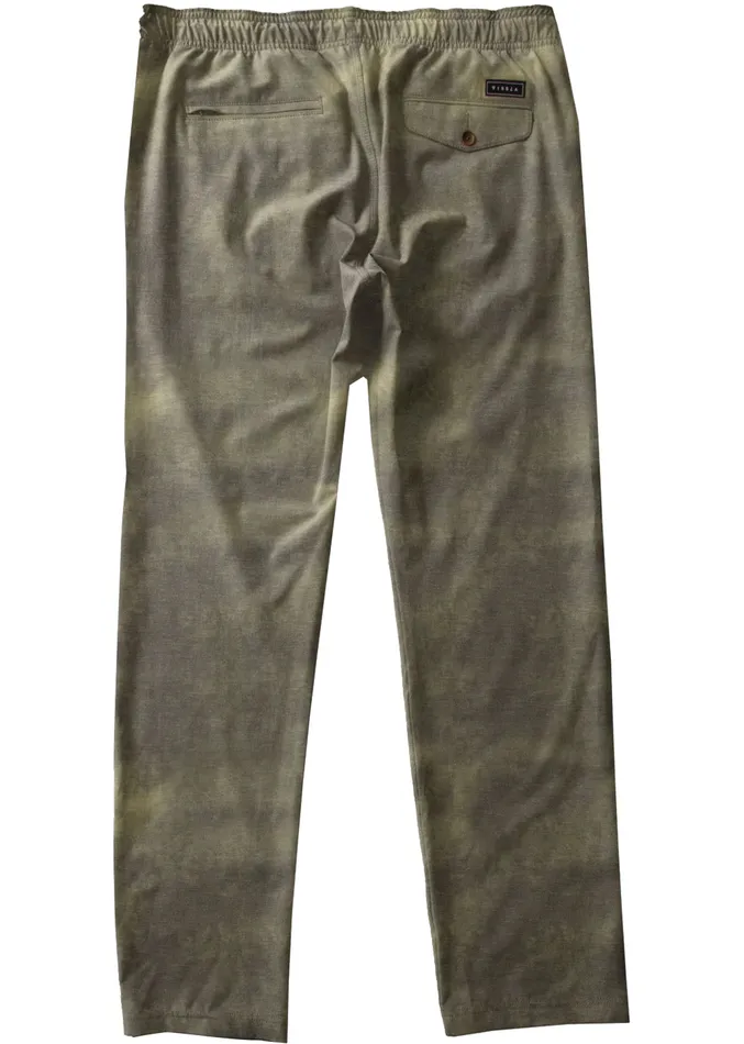 Men Pants and Denim Vissla Hemp No See Ums Eco Elastic Pant Military Wash Men Pants and Denim Vissla Hemp No See Ums Eco Elastic Pant Military Wash