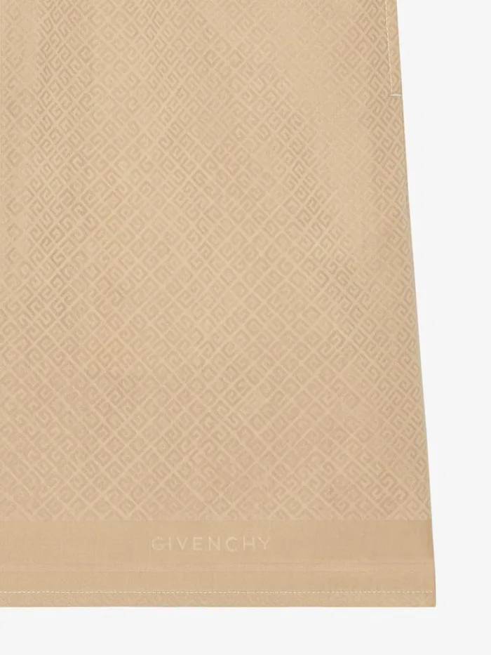 Men Pants and Shorts Givenchy Bermuda Shorts In 4G Cotton Beige