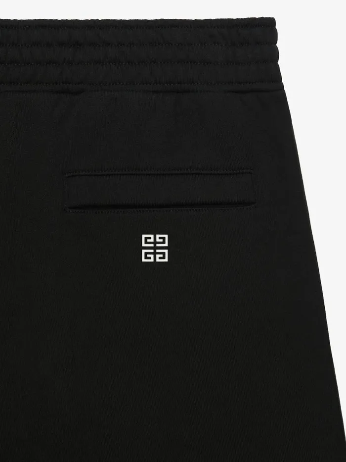 Men Pants and Shorts Givenchy GIVENCHY Archetype Bermuda Shorts In Fleece Black