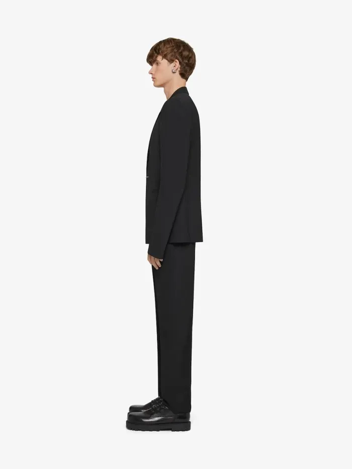 Men Pants and Shorts Givenchy Slim Fit Tailored Pants In Wool Black