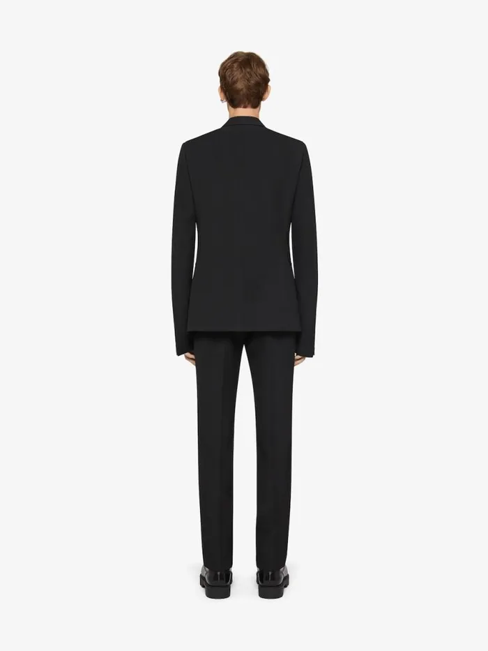 Men Pants and Shorts Givenchy Slim Fit Tailored Pants In Wool Black