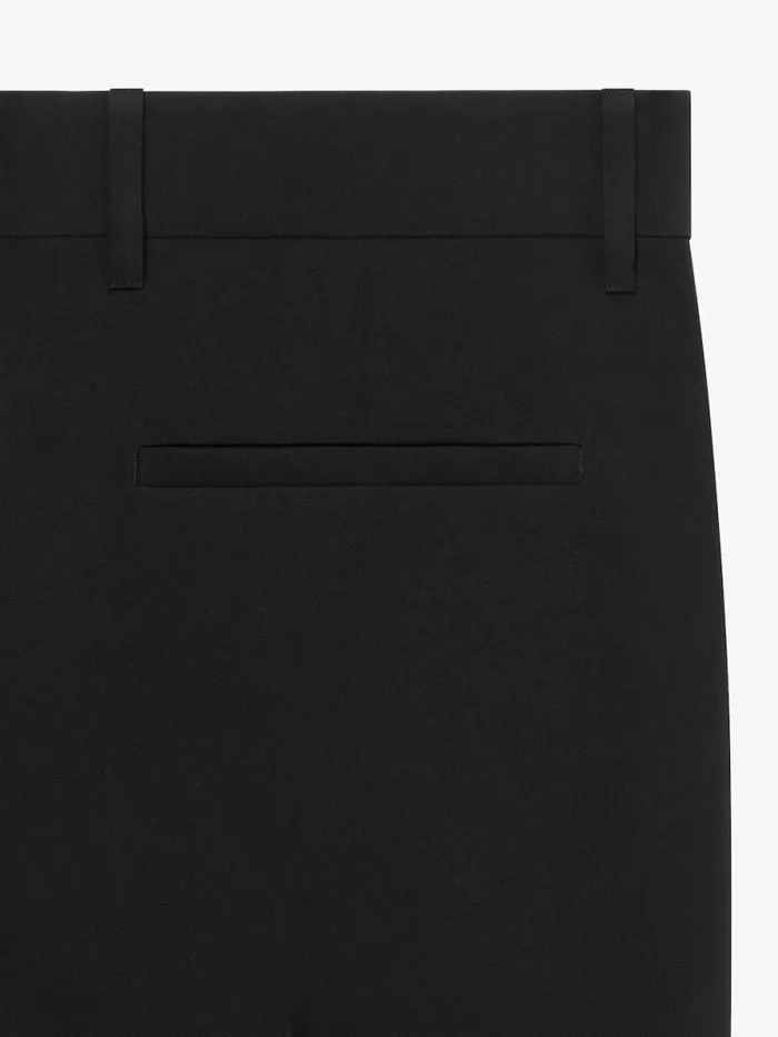 Men Pants and Shorts Givenchy Slim Fit Tailored Pants In Wool Black