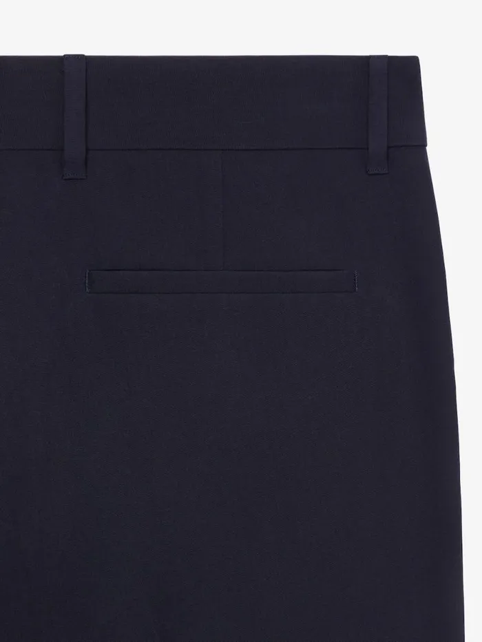 Men Pants and Shorts Givenchy Slim Fit Tailored Pants In Wool Navy