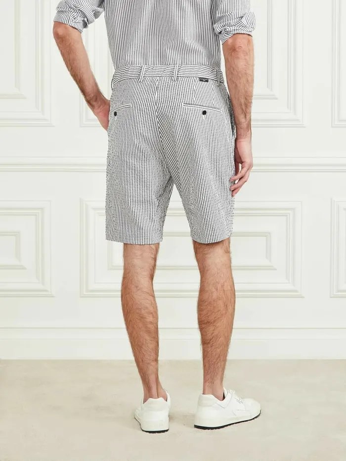 Men Pants and Shorts GUESS Capri Short WhiteNavy Stripes Men Pants and Shorts GUESS Capri Short WhiteNavy Stripes