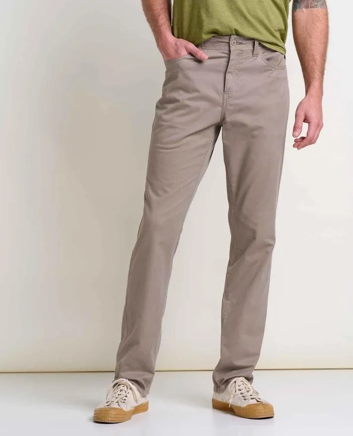 Men Pants Toad and Co Mission Ridge 5 Pocket Lean Pant Dark Chino