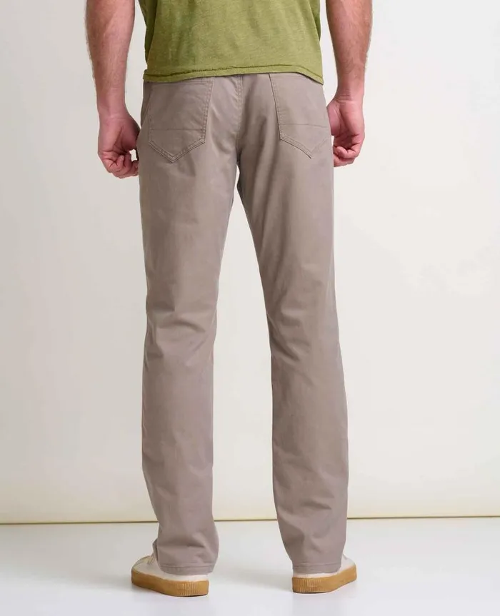 Men Pants Toad and Co Mission Ridge 5 Pocket Lean Pant Dark Chino