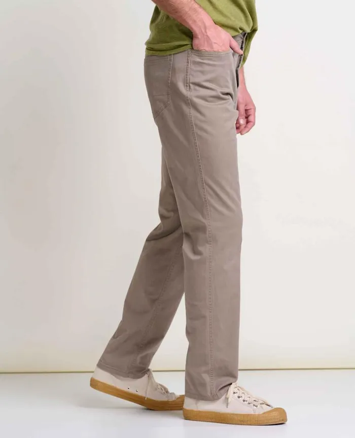 Men Pants Toad and Co Mission Ridge 5 Pocket Lean Pant Dark Chino