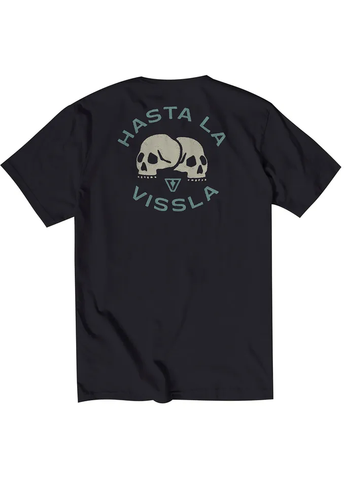 Men Premium Tees Vissla Hasta La Vissla Organic Pkt Tee Phantom
