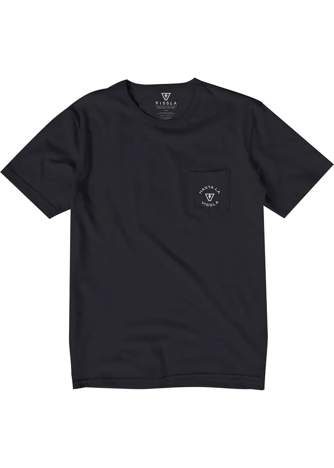 Men Premium Tees Vissla Hasta La Vissla Organic Pkt Tee Phantom