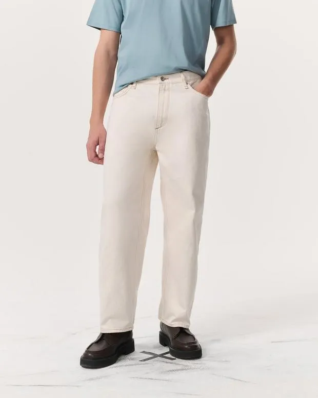 Men rag and bone rbBAGGY Fit Jeans Ecru Jeans