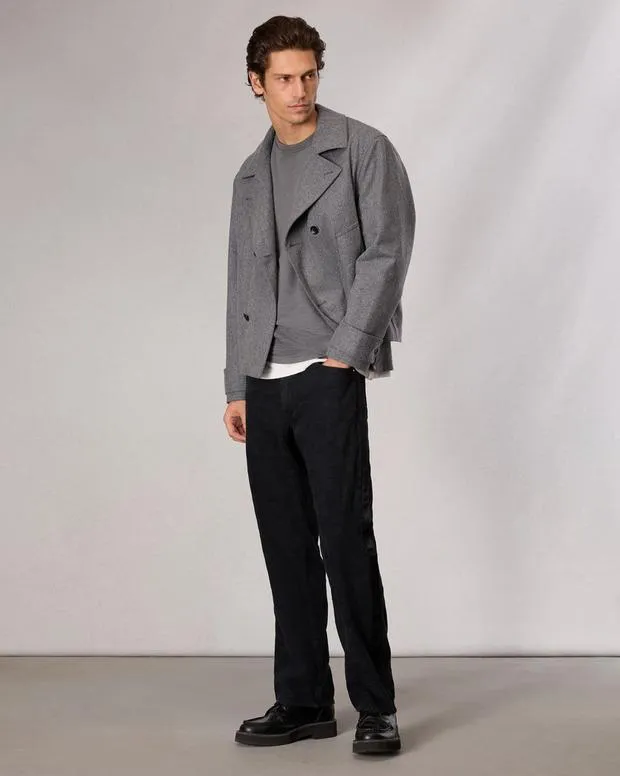 Men RawEdge Flame Tee Smoke Grey TShirts and Henleys rag and bone