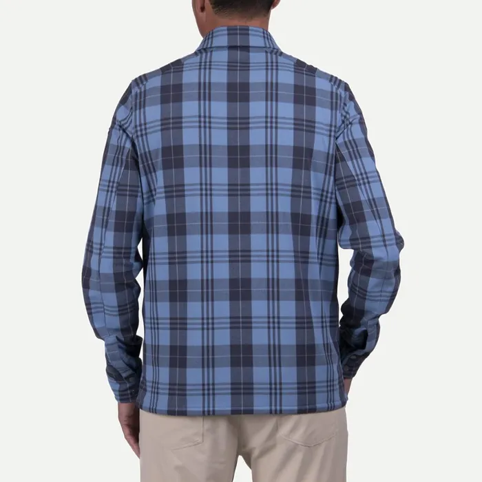 Men Ray Warm Shirt 8211 Snap Button Flannel Neptune KJUS Midlayers and Sweaters