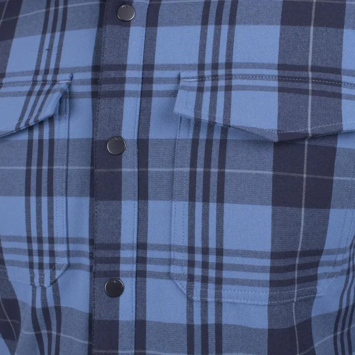 Men Ray Warm Shirt 8211 Snap Button Flannel Neptune KJUS Midlayers and Sweaters