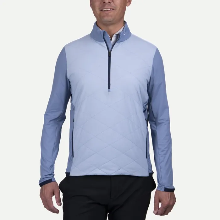 Men Release HalfZip 8211 Golf Lightweight HalfZip Pullover Blue Fogneptune KJUS Jackets and Vests Men Release HalfZip 8211 Golf Lightweight HalfZip Pullover Blue Fogneptune KJUS Jackets and Vests