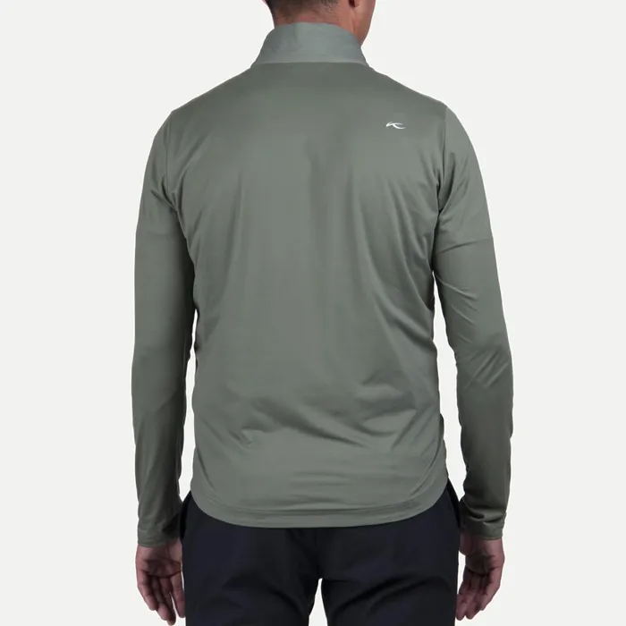 Men Retention Jacket 8211 Insulated and Quilted Golf Jacket Green Smoke KJUS Jackets and Vests