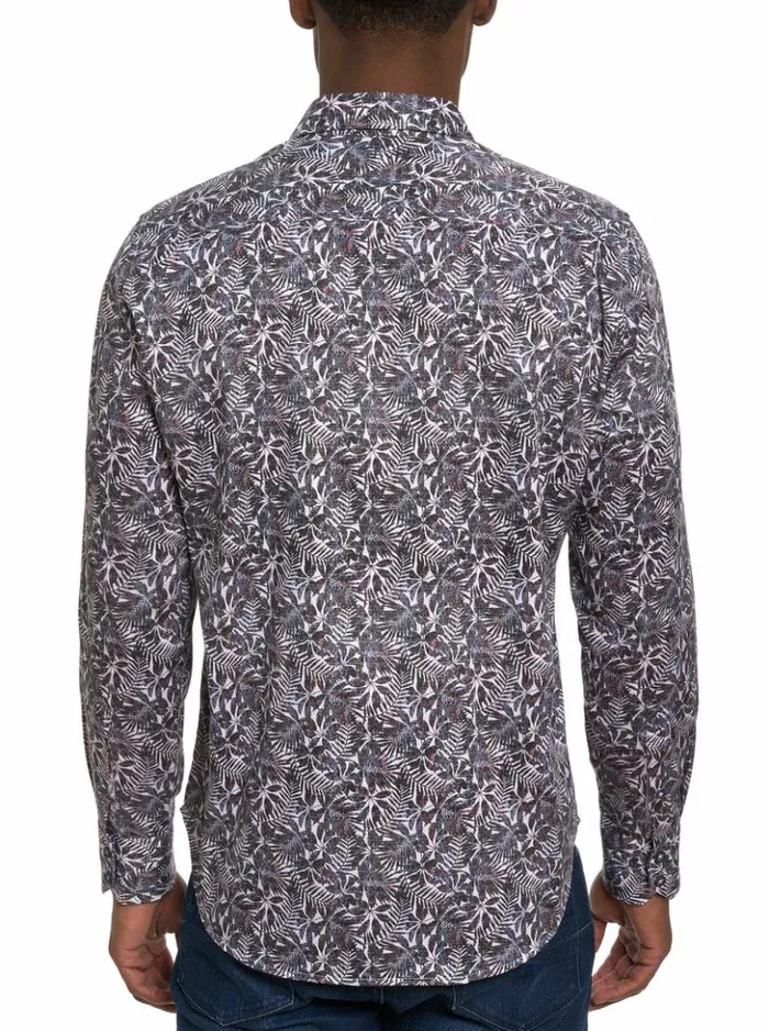 Men Robert Graham Button Down Shirts Aegean Long Sleeve Button Front Shirt Multi