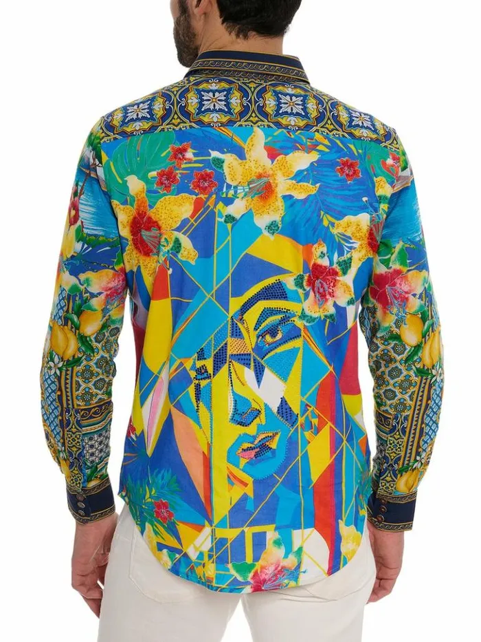 Men Robert Graham Button Down Shirts Limited Edition Toast The Coast Long Sleeve Button Down Shirt Multi Men Robert Graham Button Down Shirts Limited Edition Toast The Coast Long Sleeve Button Down Shirt Multi