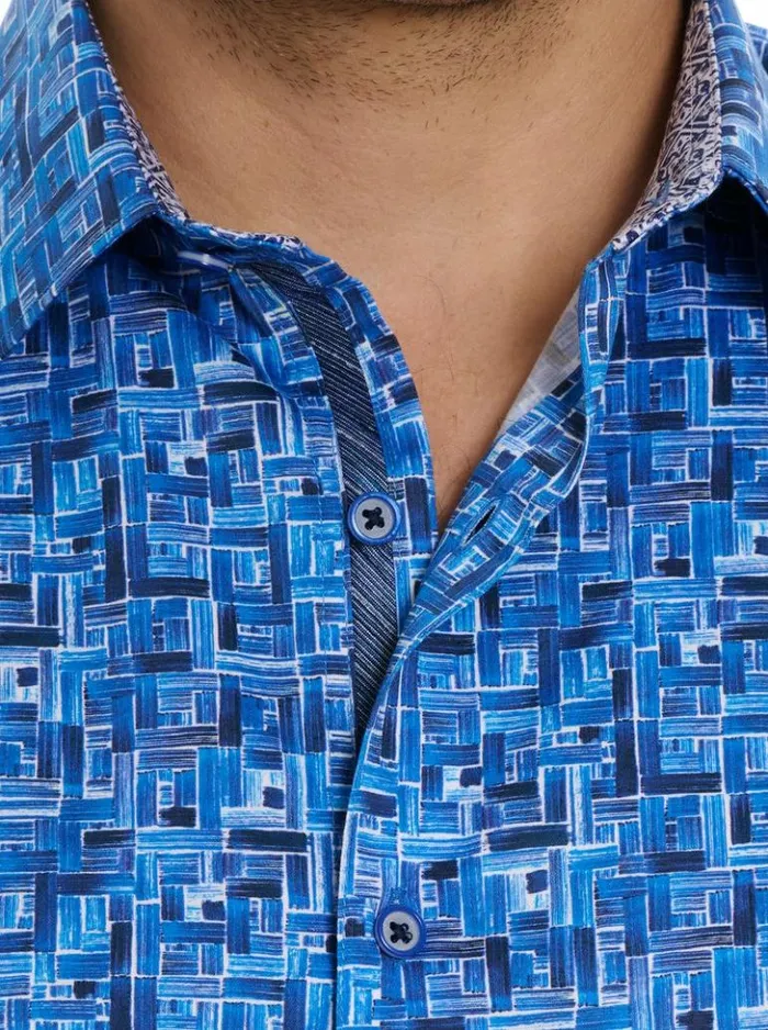 Men Robert Graham Button Down Shirts Seas The Day Long Sleeve Button Down Shirt Classic