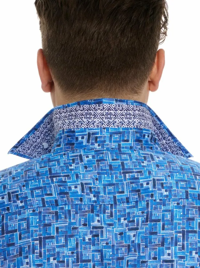 Men Robert Graham Button Down Shirts Seas The Day Long Sleeve Button Down Shirt Classic