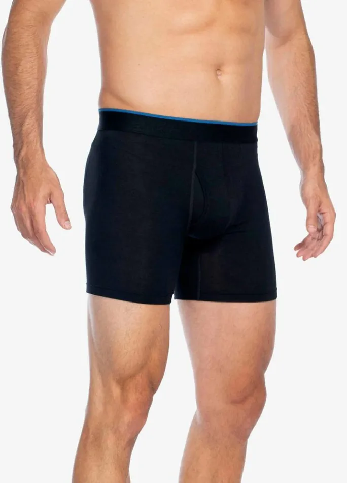 Men Robert Graham Pajamas and Underwear 3pk Black Boxer Briefs Black