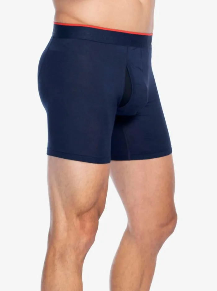 Men Robert Graham Pajamas and Underwear 3pk Boxer Briefs Navy