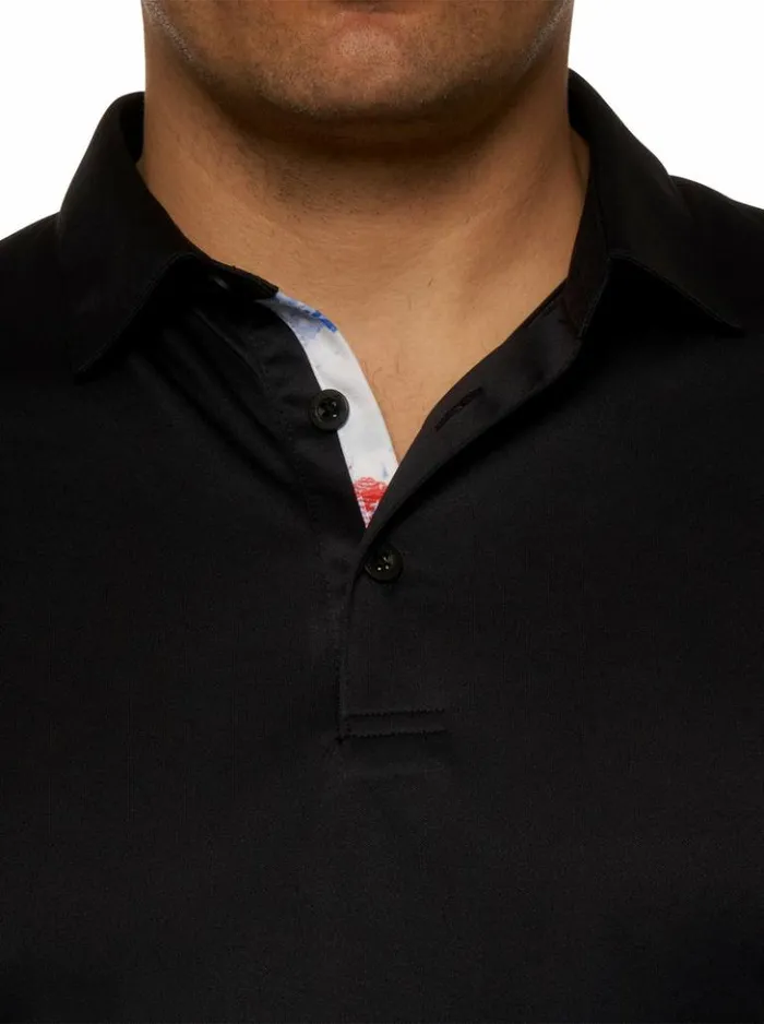 Men Robert Graham Polos and TShirts Axelsen Performance Polo White