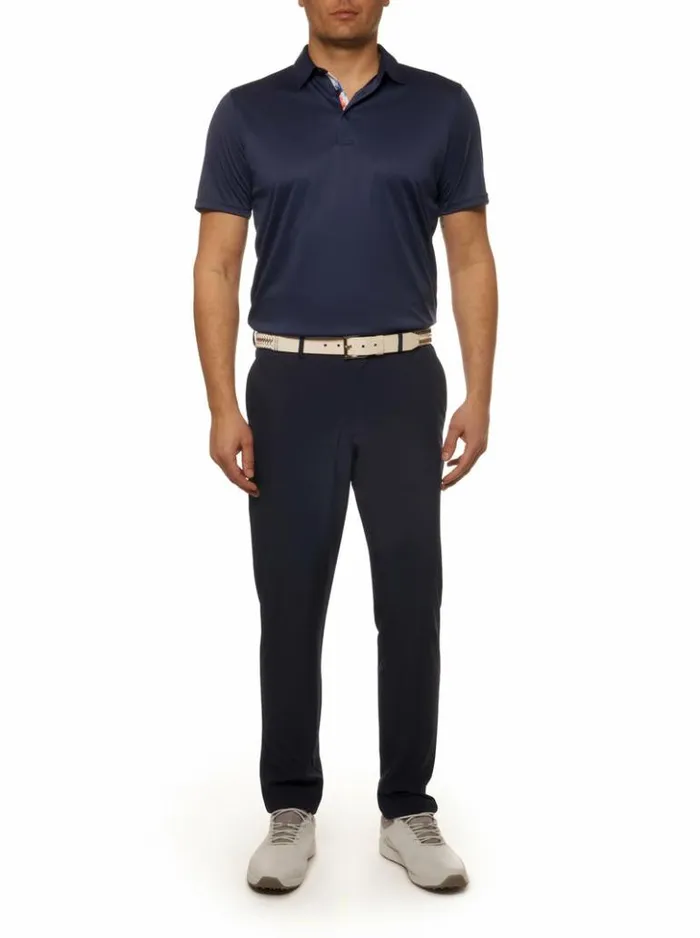 Men Robert Graham Polos and TShirts Axelsen Performance Polo White