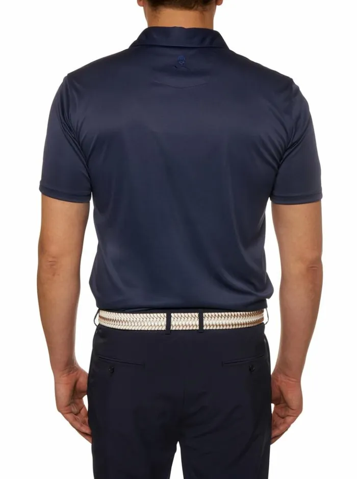 Men Robert Graham Polos and TShirts Axelsen Performance Polo White