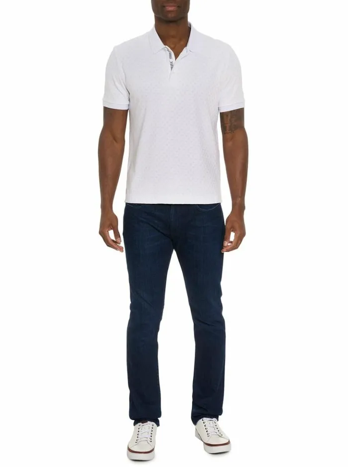 Men Robert Graham Polos and TShirts Elias Polo White
