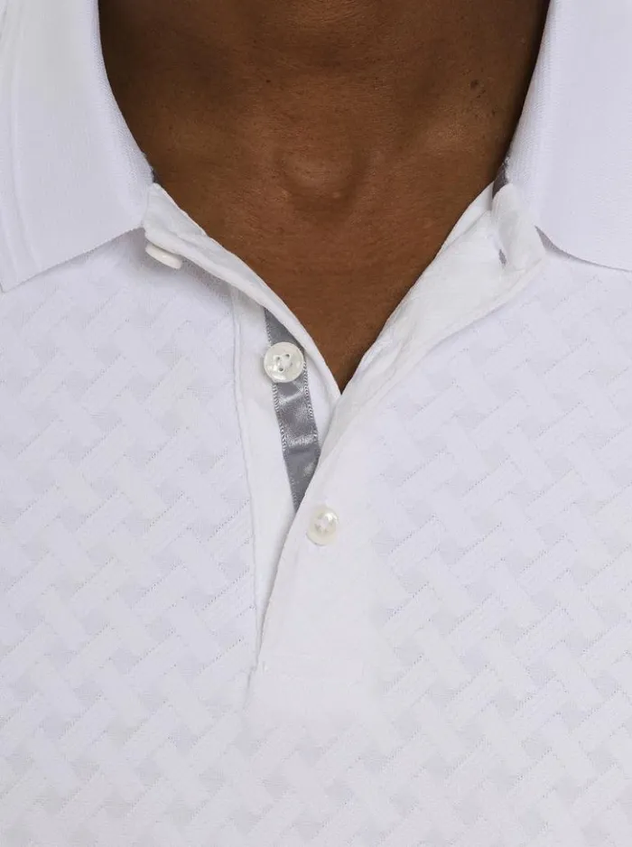 Men Robert Graham Polos and TShirts Elias Polo White