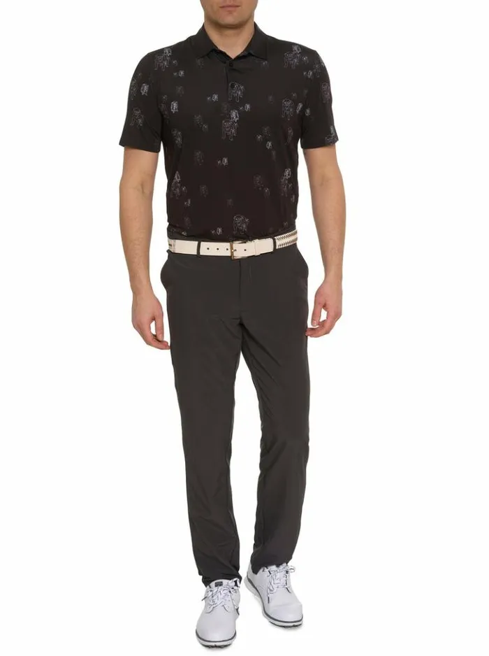 Men Robert Graham Polos and TShirts Graham Performance Polo White