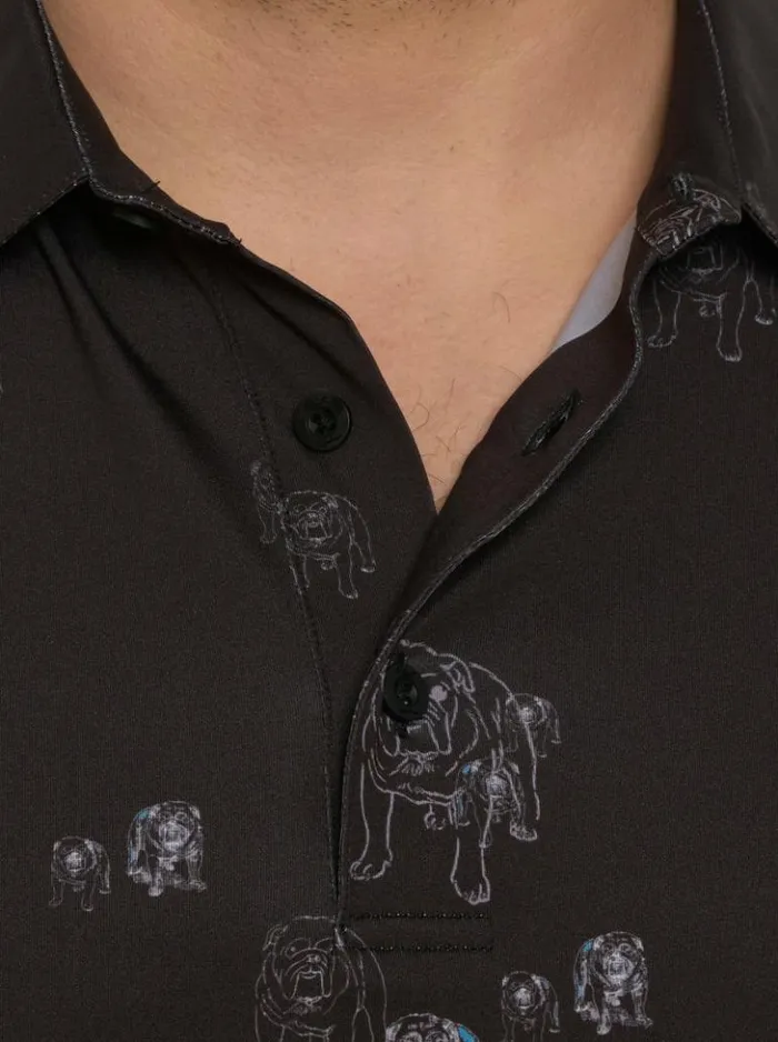 Men Robert Graham Polos and TShirts Graham Performance Polo White