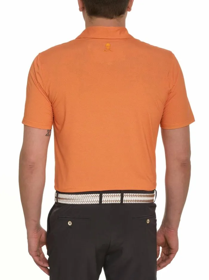 Men Robert Graham Polos and TShirts Hyde Performance Polo Berry