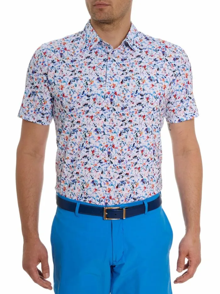 Men Robert Graham Polos and TShirts Lucca Polo Multi