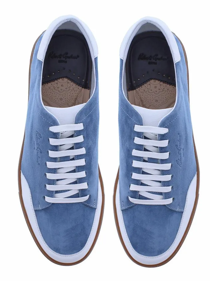 Men Robert Graham Shoes Nadeera Sneakers Blue
