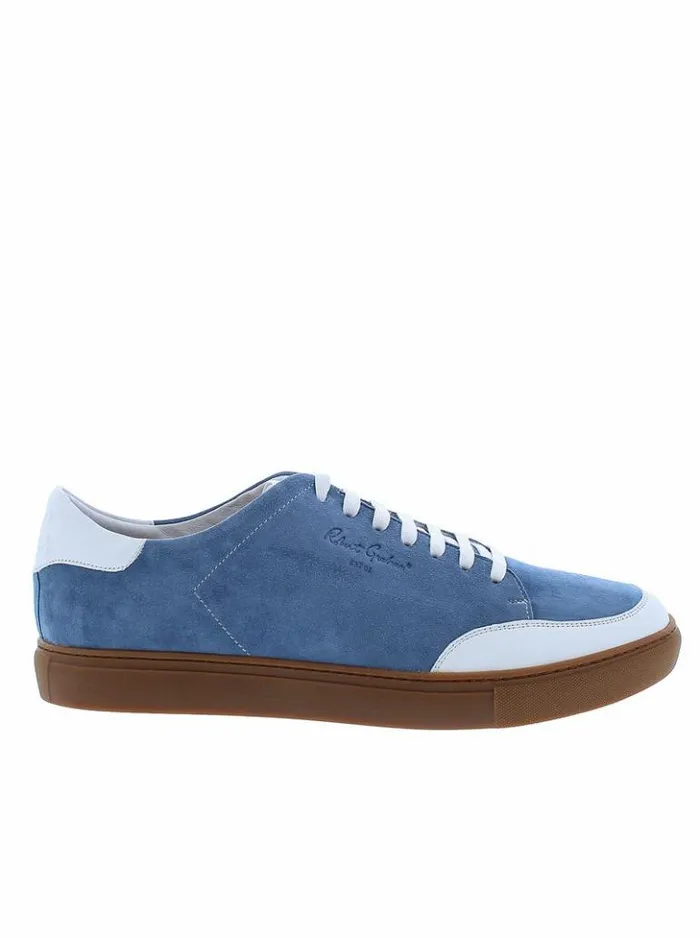 Men Robert Graham Shoes Nadeera Sneakers Blue