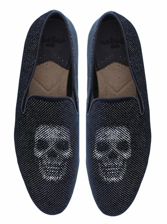 Men Robert Graham Shoes Roxberry Smoking Slipper Black