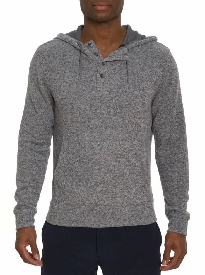 Men Robert Graham Sweaters and Knits Ainsworth Performance Long Sleeve Knit Purple