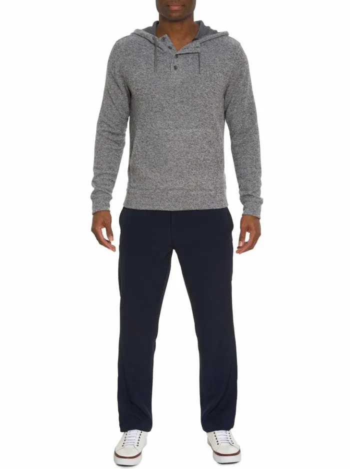 Men Robert Graham Sweaters and Knits Ainsworth Performance Long Sleeve Knit Purple