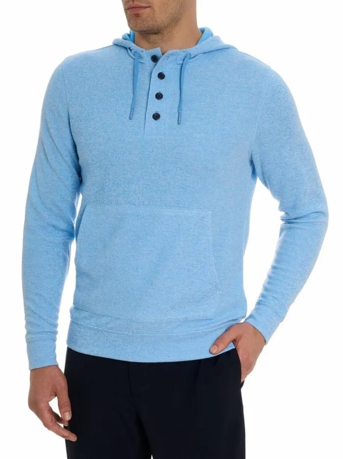 Men Robert Graham Sweaters and Knits Ainsworth Performance Long Sleeve Knit Purple