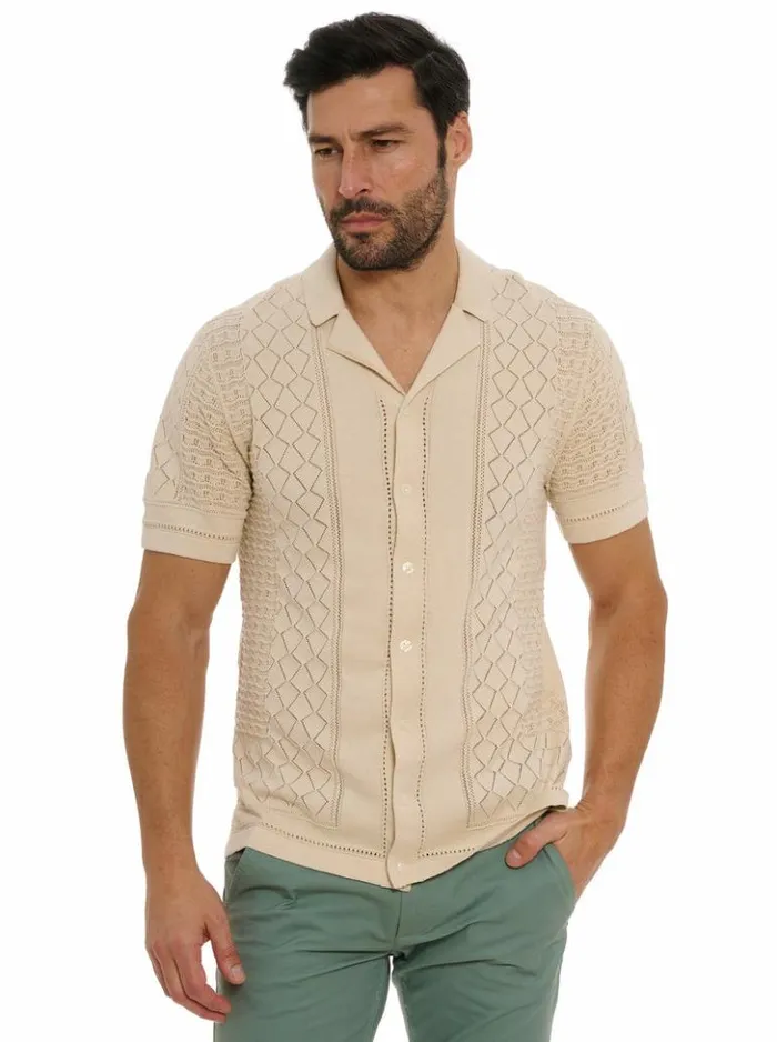 Men Robert Graham Sweaters and Knits Delmar Sweater Indigo