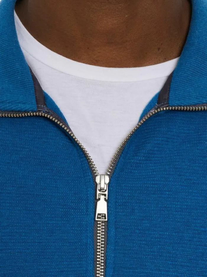 Men Robert Graham Sweaters and Knits Moser Long Sleeve Knit Blue