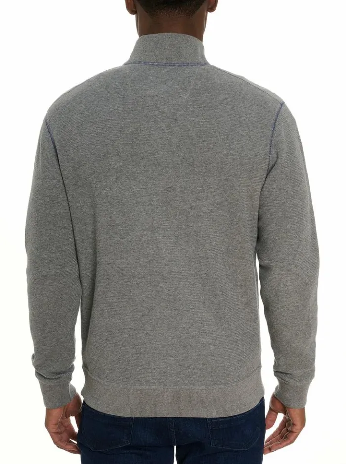 Men Robert Graham Sweaters and Knits Moser Long Sleeve Knit Blue