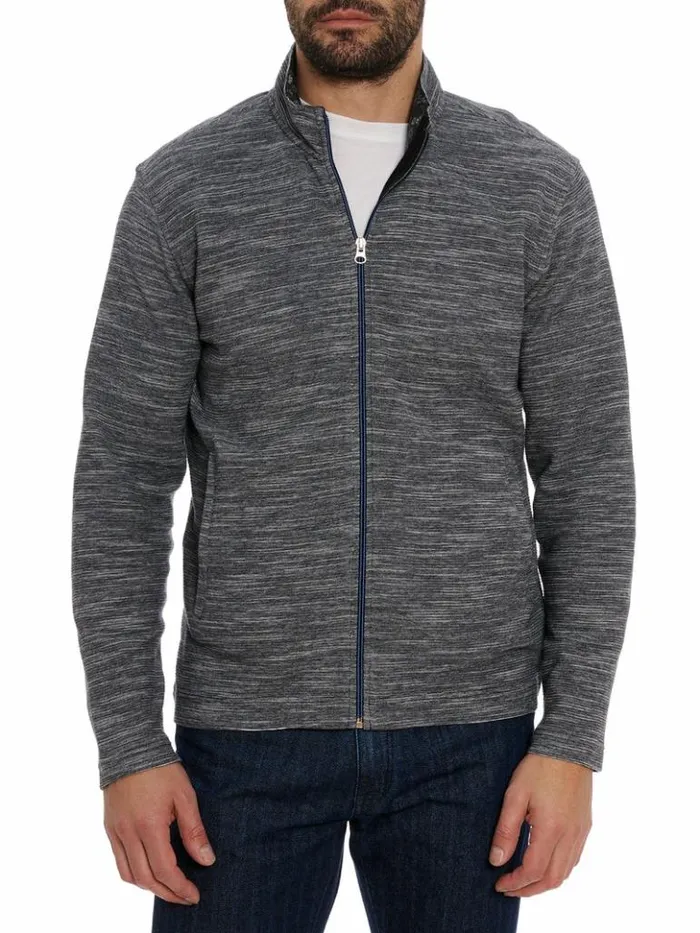 Men Robert Graham Sweaters and Knits Tablas Long Sleeve Knit Black