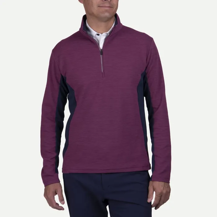 Men Roman Midlayer HalfZip Nightshadeatlanta Blue KJUS Midlayers and Sweaters
