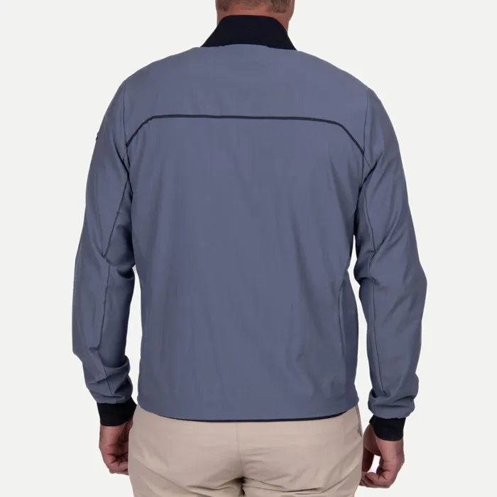 Men Rylan Bomber Jacket Deep Spacesteel Blue KJUS Jackets and Vests