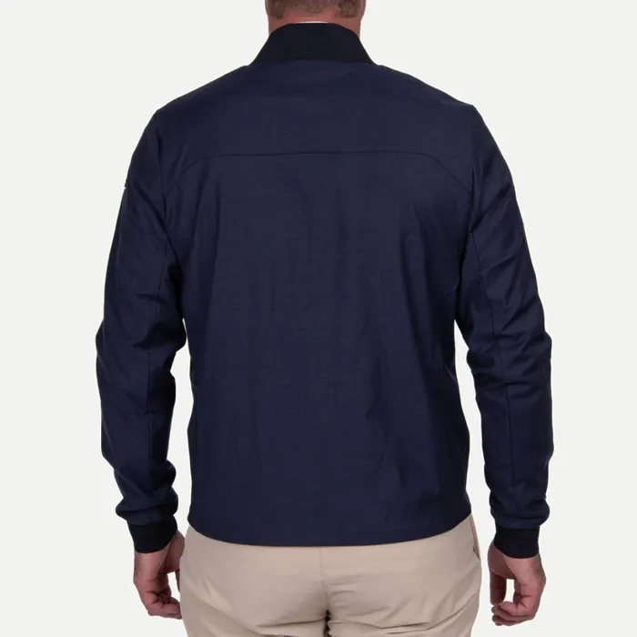 Men Rylan Bomber Jacket Deep Spacesteel Blue KJUS Jackets and Vests