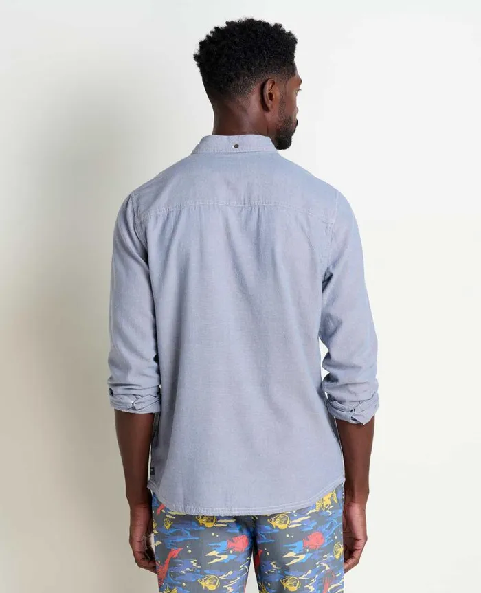 Men Shirts Toad and Co Eddy Long Sleeve Shirt High Tide