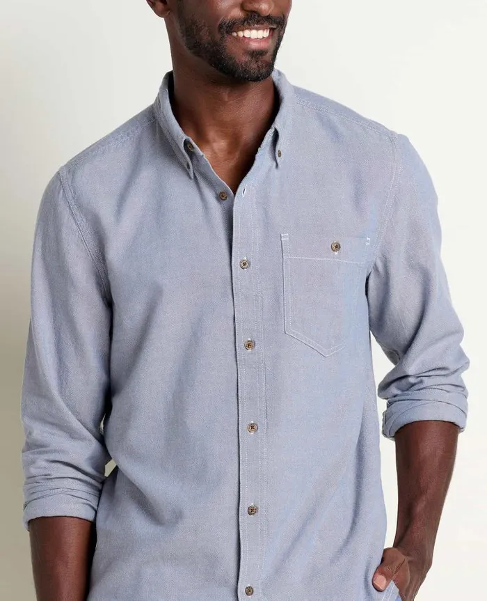 Men Shirts Toad and Co Eddy Long Sleeve Shirt High Tide