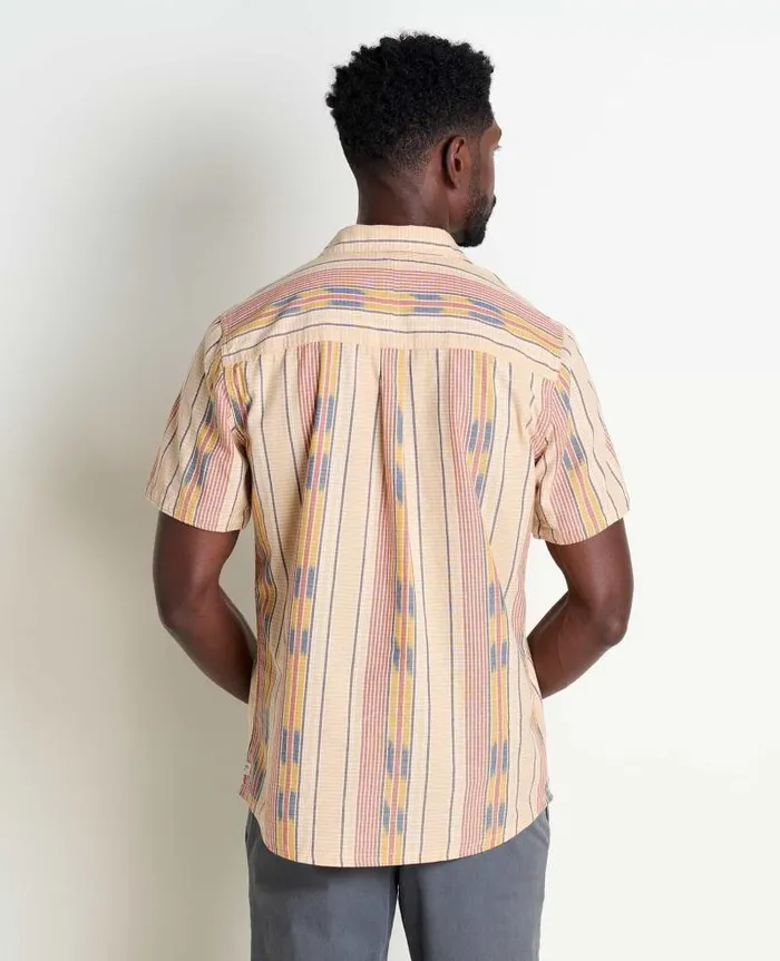 Men Shirts Toad and Co Smythy Short Sleeve Shirt Chai Ikat
